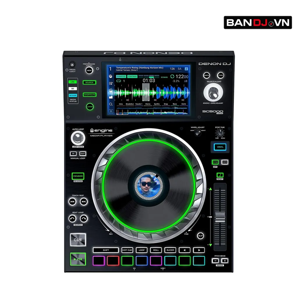 Bàn DJ chuyên nghiệp Denon SC5000 Prime _ bàn DJ quán bar