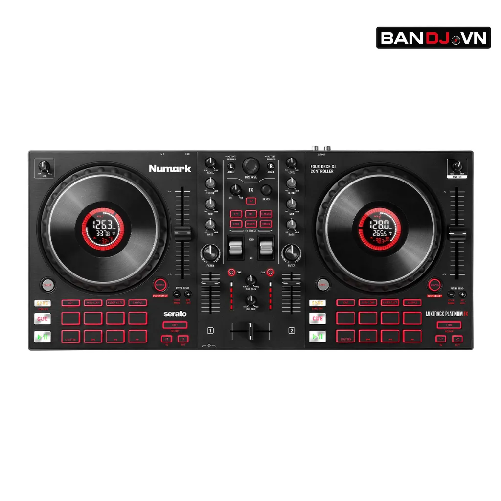Bàn DJ Numark Mixtrack Platinum FX – Dành cho người mới