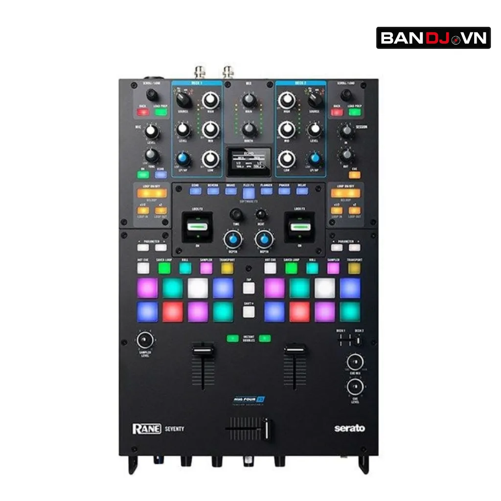 RANE SEVENTY – Mixer 2 KÊNH SERATO DJ dành cho những trận đấu Scratching