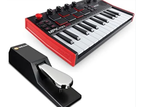 Akai MPK Mini 3 RED (Đỏ) – Đàn làm nhạc Midi Keyboard