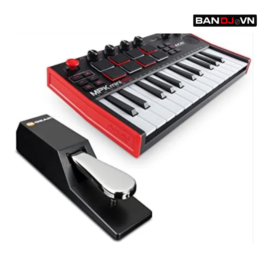 Akai MPK Mini 3 RED (Đỏ) – Đàn làm nhạc Midi Keyboard