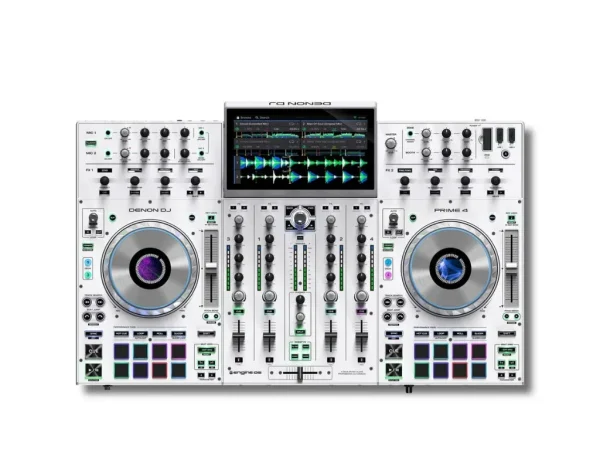 Prime 4 WHITE phiên bản bạch kim đặc biệt HỆ THỐNG DJ CHUYÊN NGHIỆP 4 KÊNH VỚI MÀN HÌNH CẢM ỨNG 10” inch