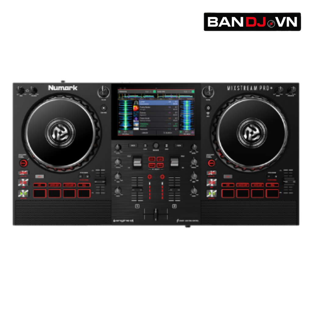 Bàn DJ Numark Mixstream Pro+ (Tích hợp Wifi, Bluetooth và Loa)
