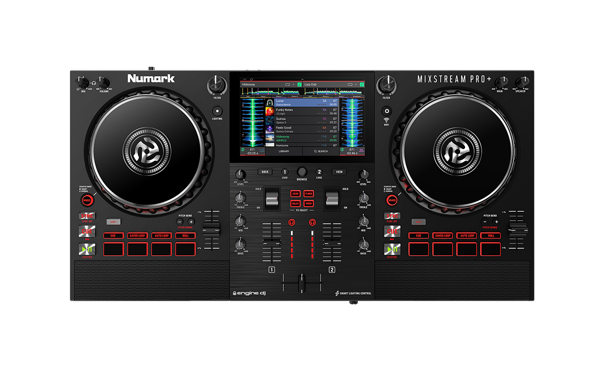 Bàn DJ Numark Mixstream Pro+ (Tích hợp Wifi, Bluetooth và Loa)