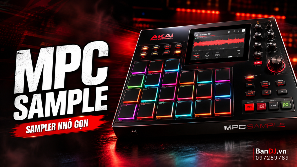 Akai Professional MPC Sample ra mắt – Sampler standalone nhỏ gọn cho beatmaker