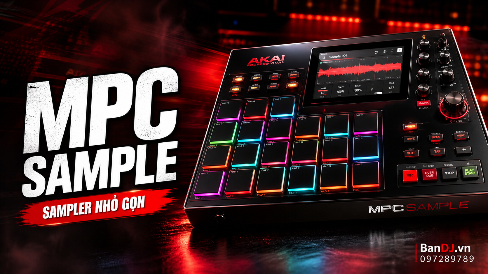 Akai Professional MPC Sample ra mắt – Sampler standalone nhỏ gọn cho beatmaker