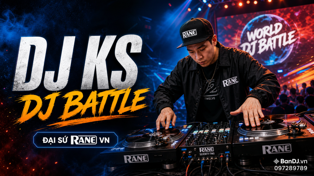 DJ KS – Đại sứ biểu diễn của Rane Vietnam và hành trình chinh phục DJ Battle quốc tế