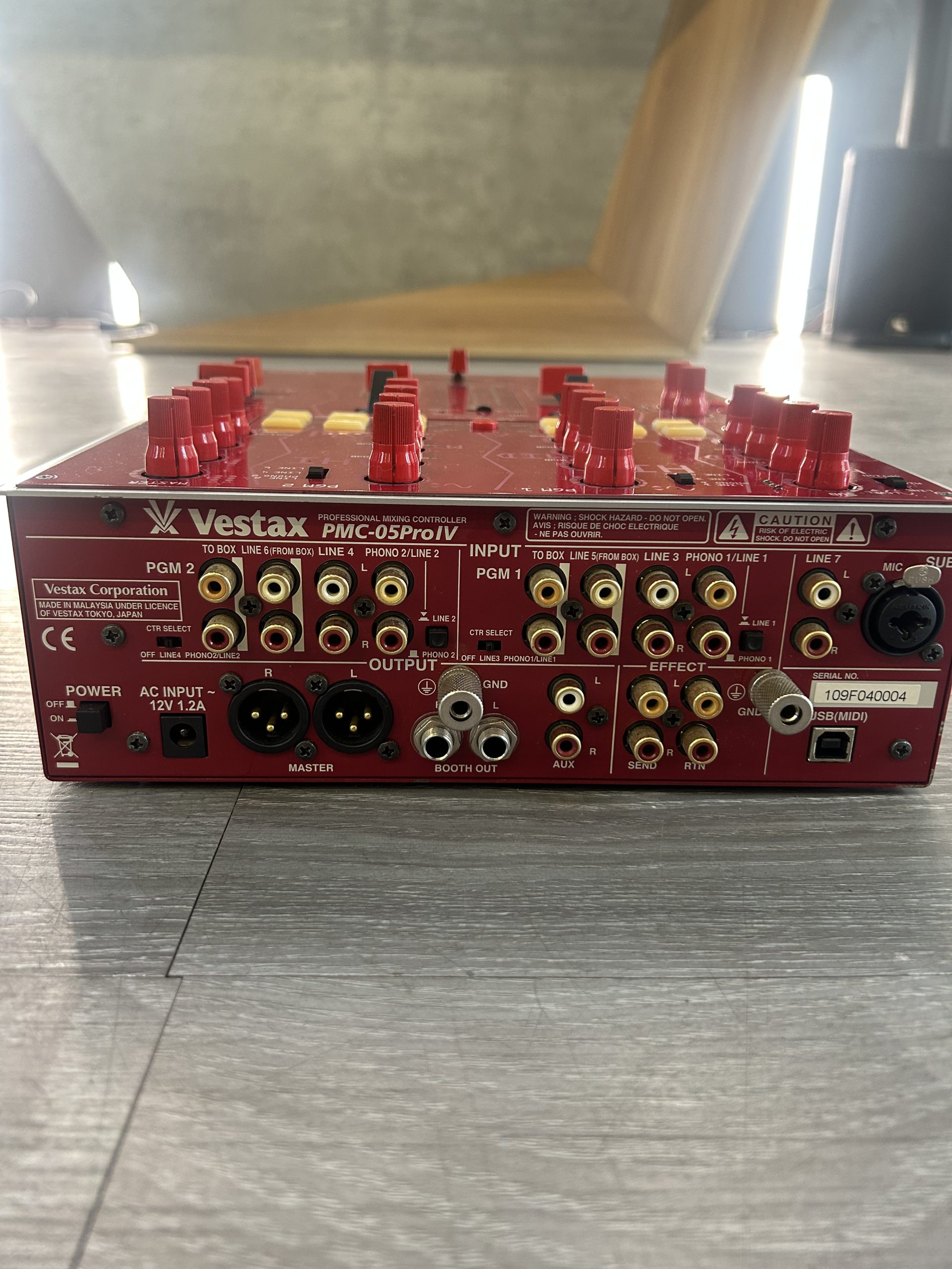 Mixer Vestax PMC-05ProIV Redbeat