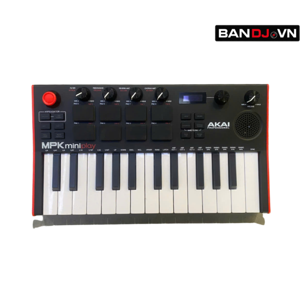 Akai MPKMINI PLAY 3 – MIDI di động tích hợp loa và pin đời mới nhất- Cũ ( like new)