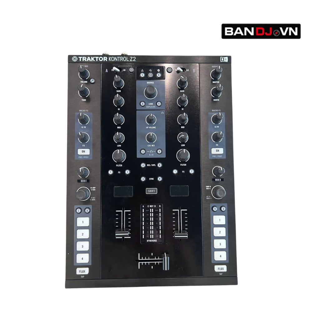 Mixer NI Traktor Z2 ( fullbox ) hoạt động với Serato DJ Pro