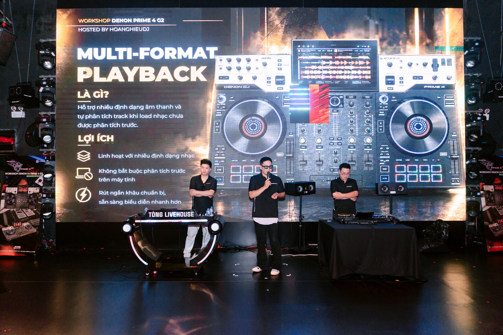 Phần giới thiệu Multi-format Playback trên Denon DJ PRIME 4 G2