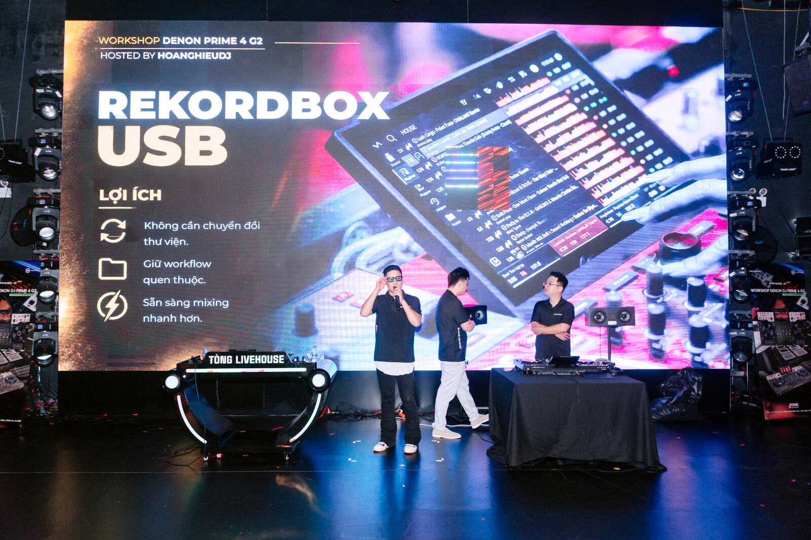 Phần giới thiệu Rekordbox USB trên Denon DJ PRIME 4 G2