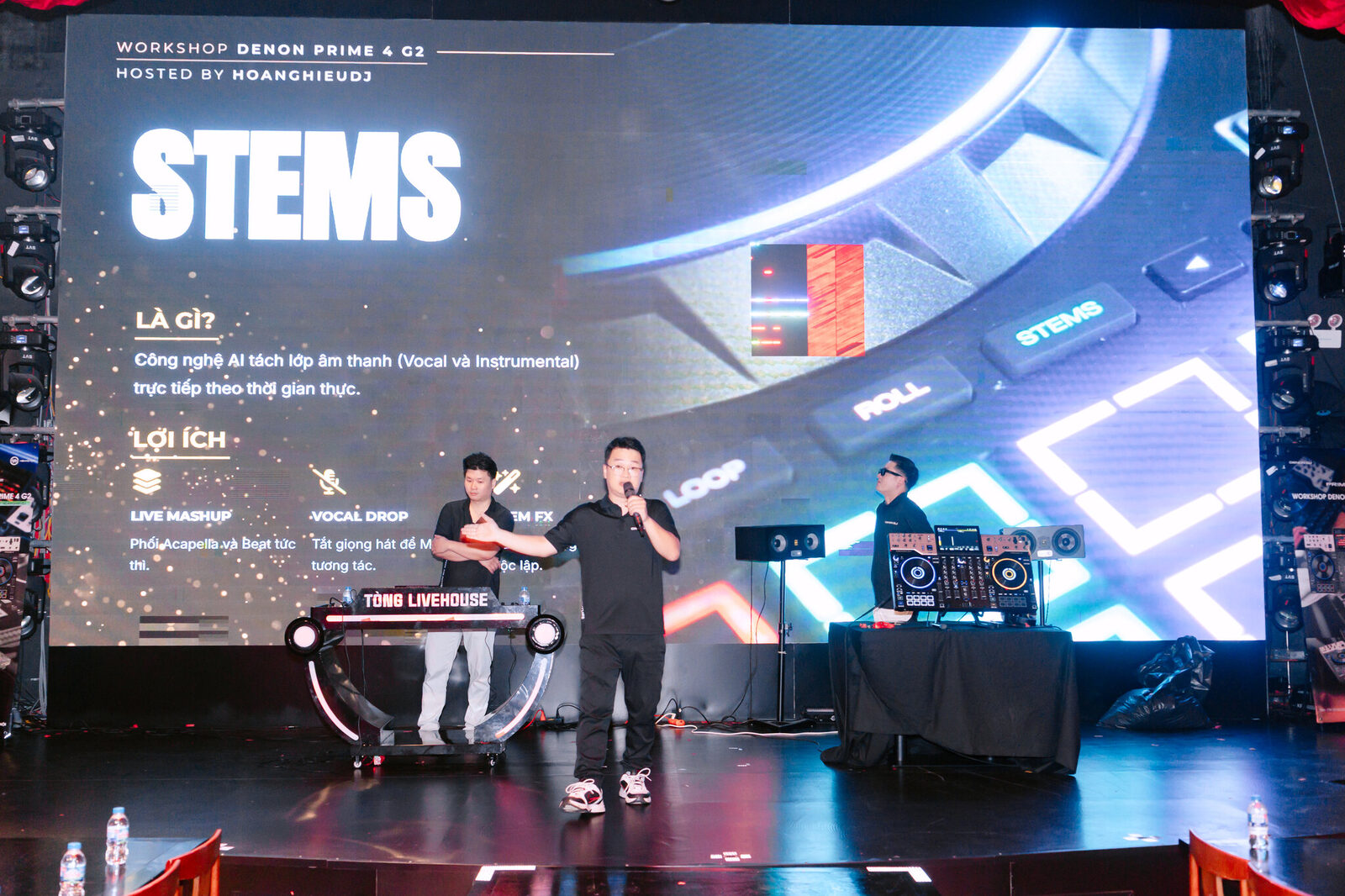 Phần giới thiệu tính năng Stems trên Denon DJ PRIME 4 G2